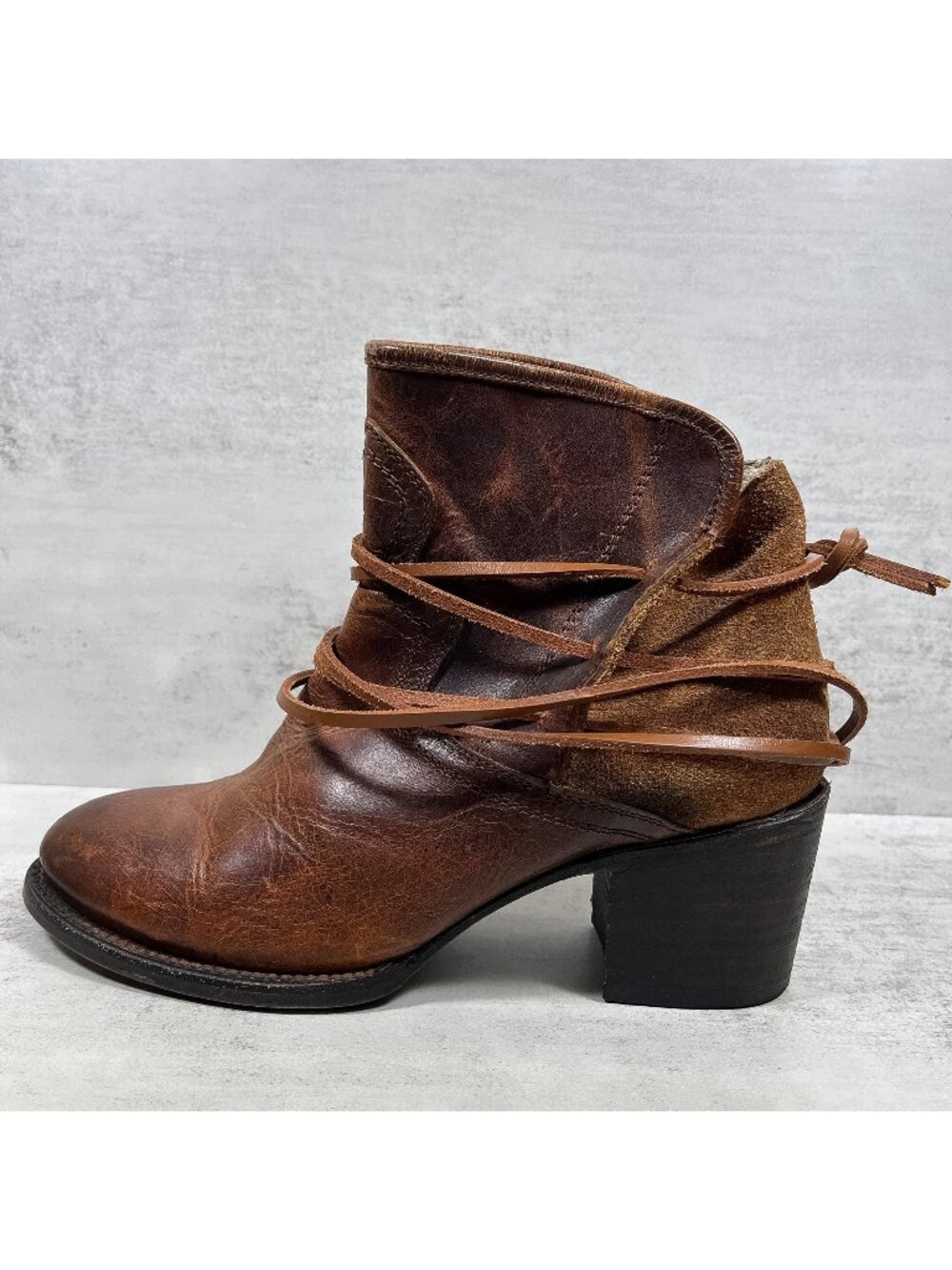 Freebird by Steven Casey Booties Ankle Boots - Women's Size 9 - Brown